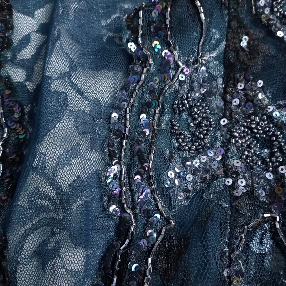 Anyhea Crawford vintage lace shirt jacket 16 - Picture 5 of 11